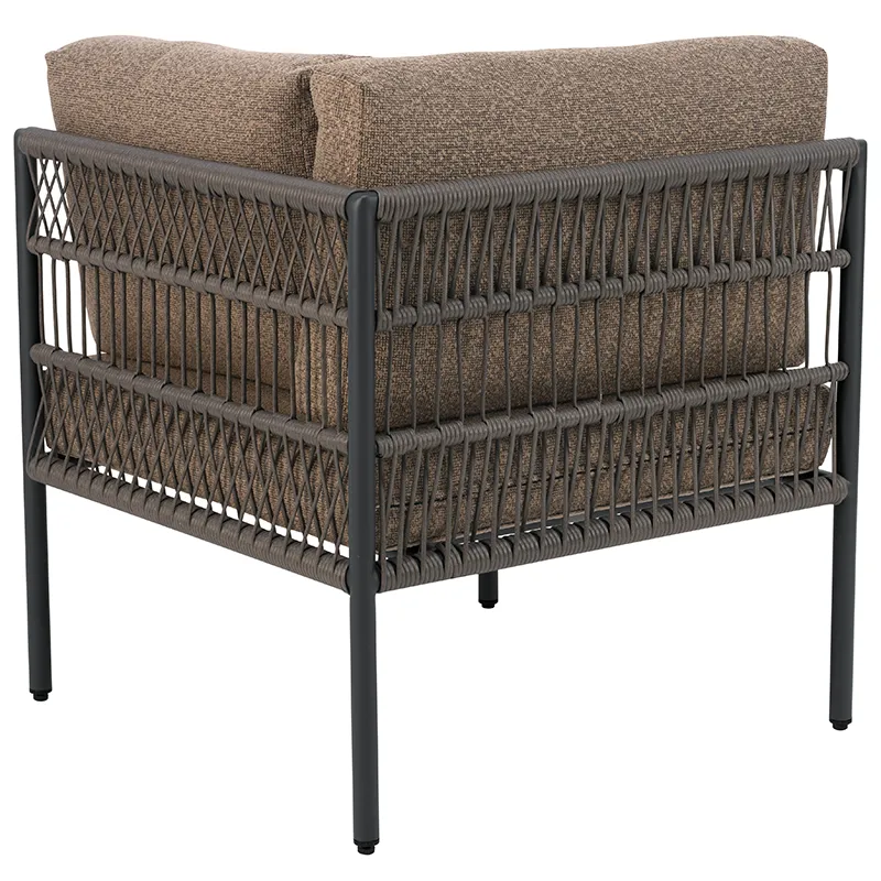 Reno hjørnestykke Sort / Raw Peanut