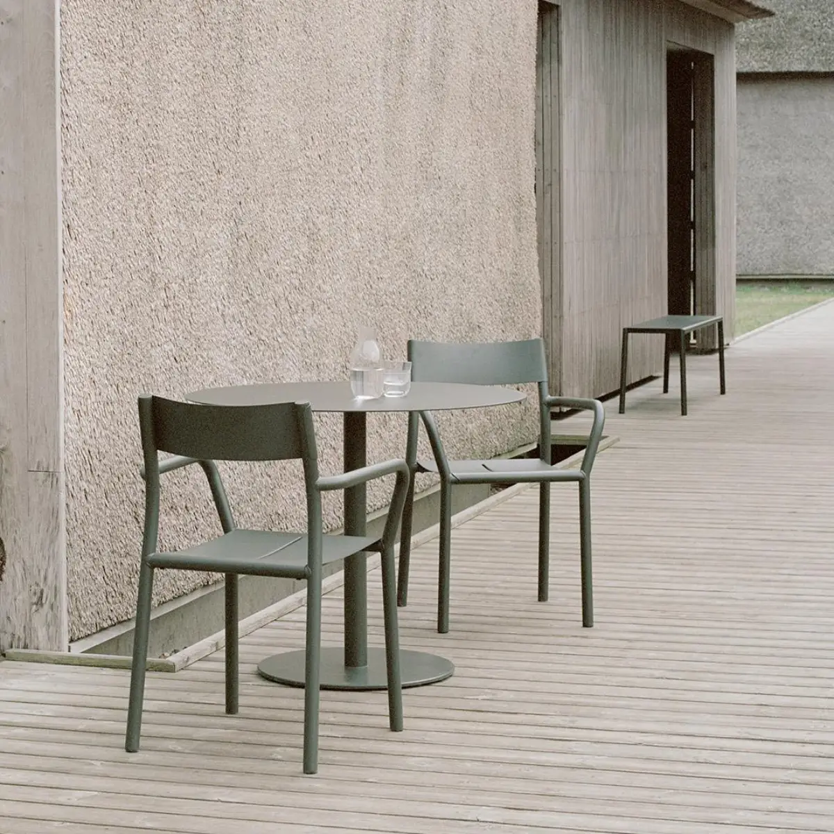 May Bistrobord Ø90cm Mørkegrøn