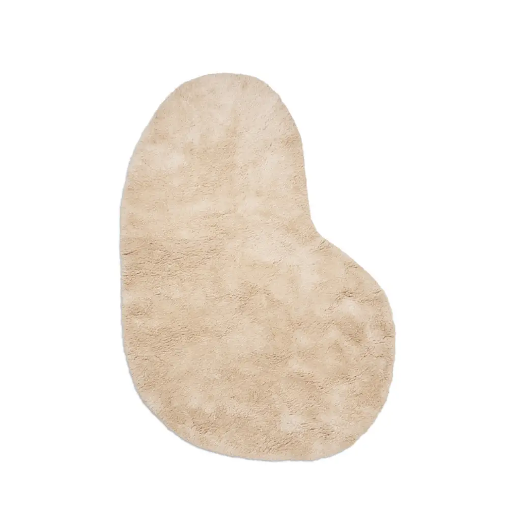 Ferm Living, Forma uldtæppe 175x250 cm råhvid