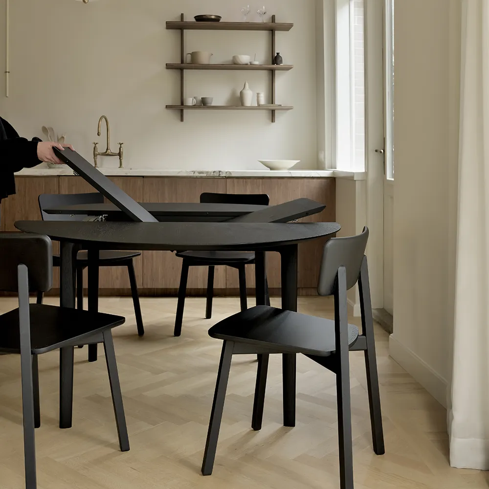 Casale Spisebordsstol Eg sort 