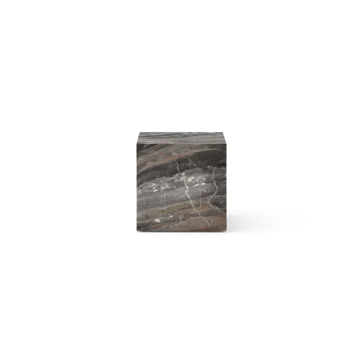 Plinth-bord i marmor, Grey Galaxy
