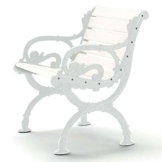 Byarums Bruk, Byarum lænestol / stativ: hvid / træ: hvidlakeret fyr