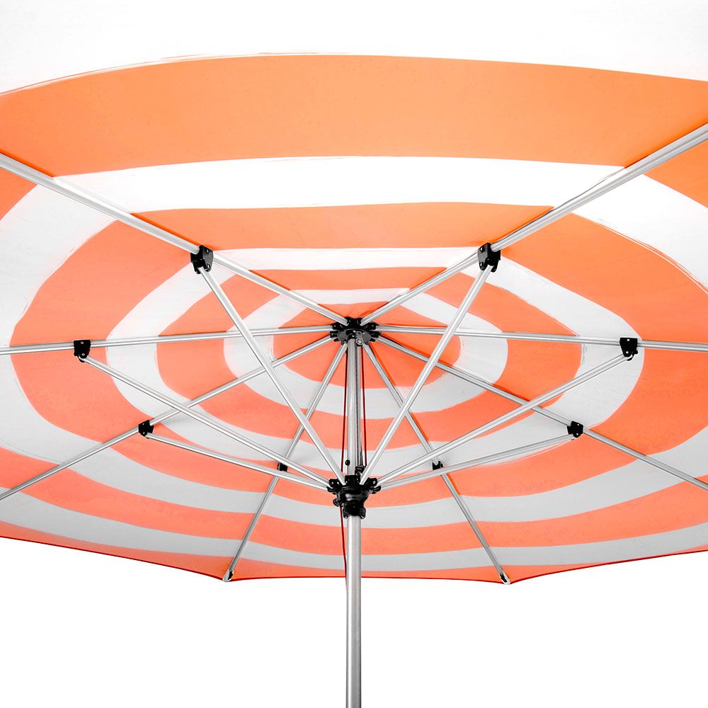 Stripesol parasol 350 cm rød