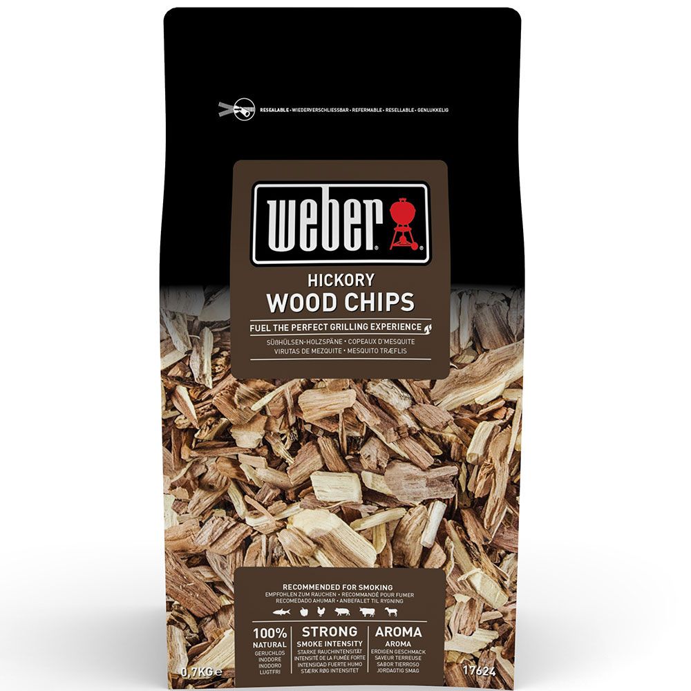 Weber, Røgflis Hickory 0,7 kg Weber