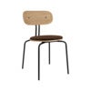 Curious Spisestol Eg/Sort Metal Teddy Brown