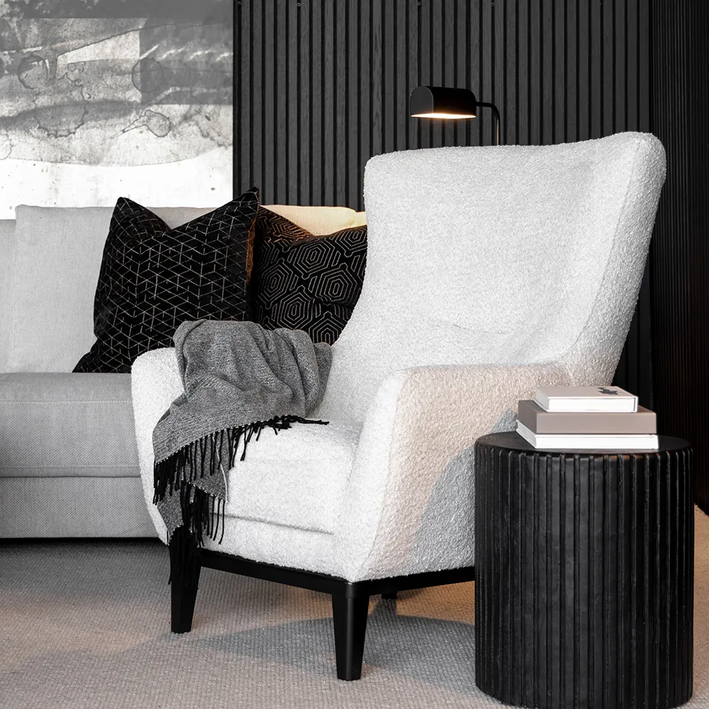 Groove skammel/sidebord