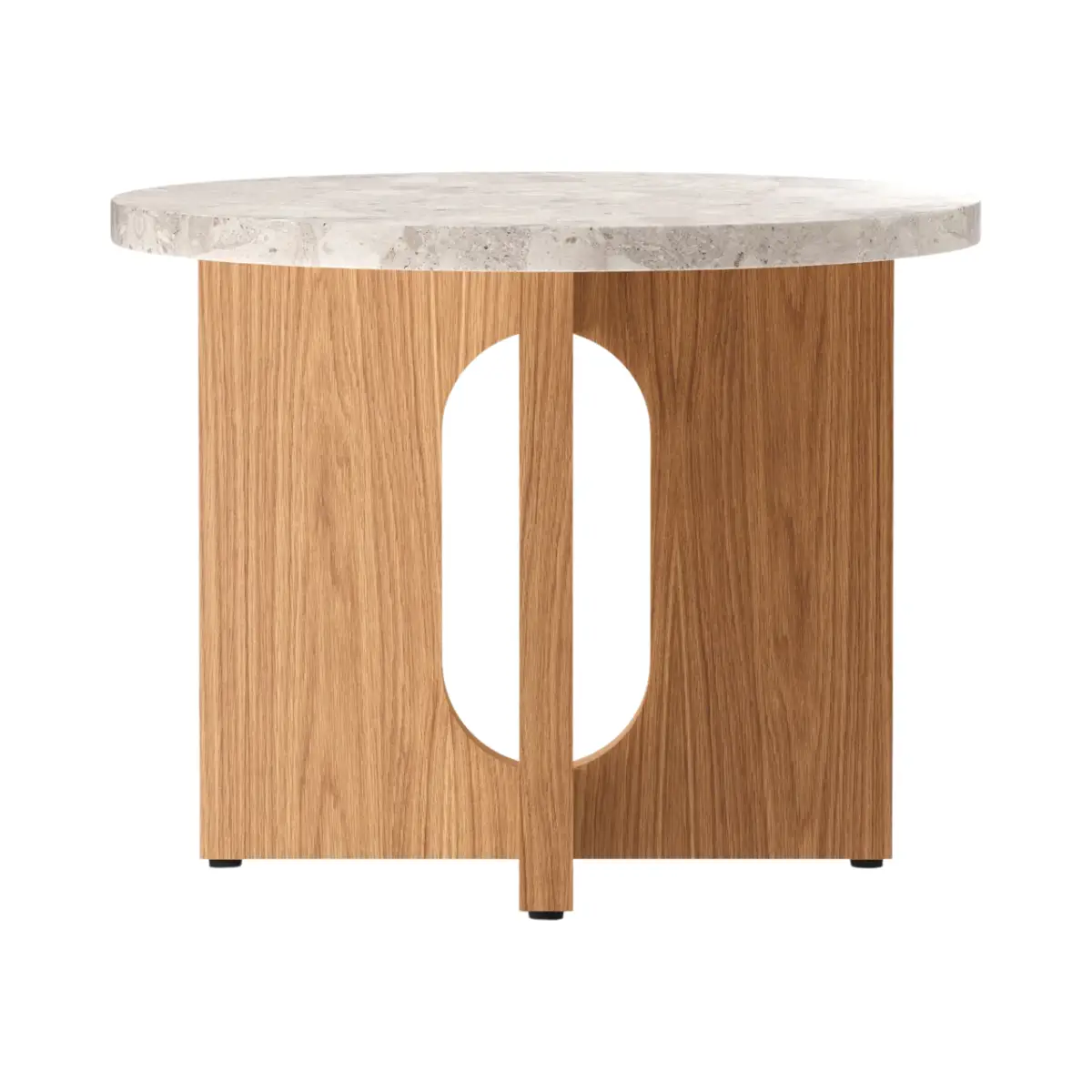 Audo CPH, Androgyne Sidebord Eg/ Sten, Kunis Breccia - Ø50 cm