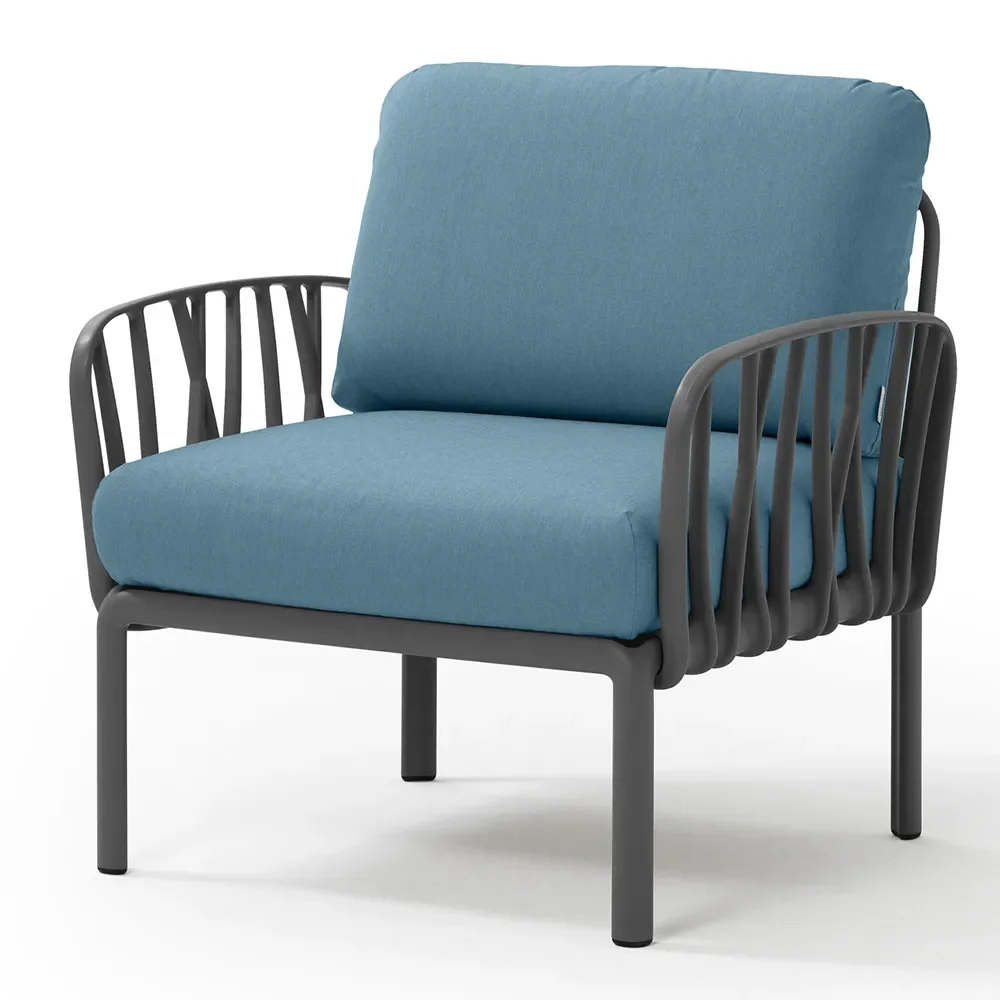 Komodo lænestol Anthracite - Adriatic Sunbrella