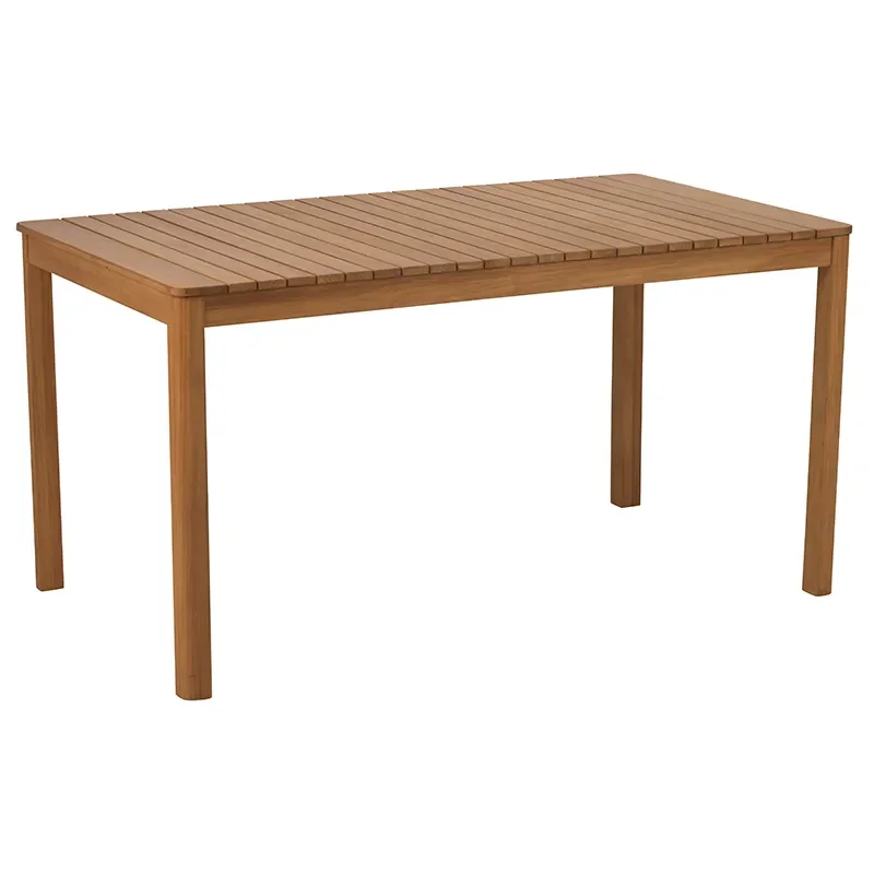 Joe teak bord 80 x 140 cm - Havebord - Brafab - Enggården Havemøbler