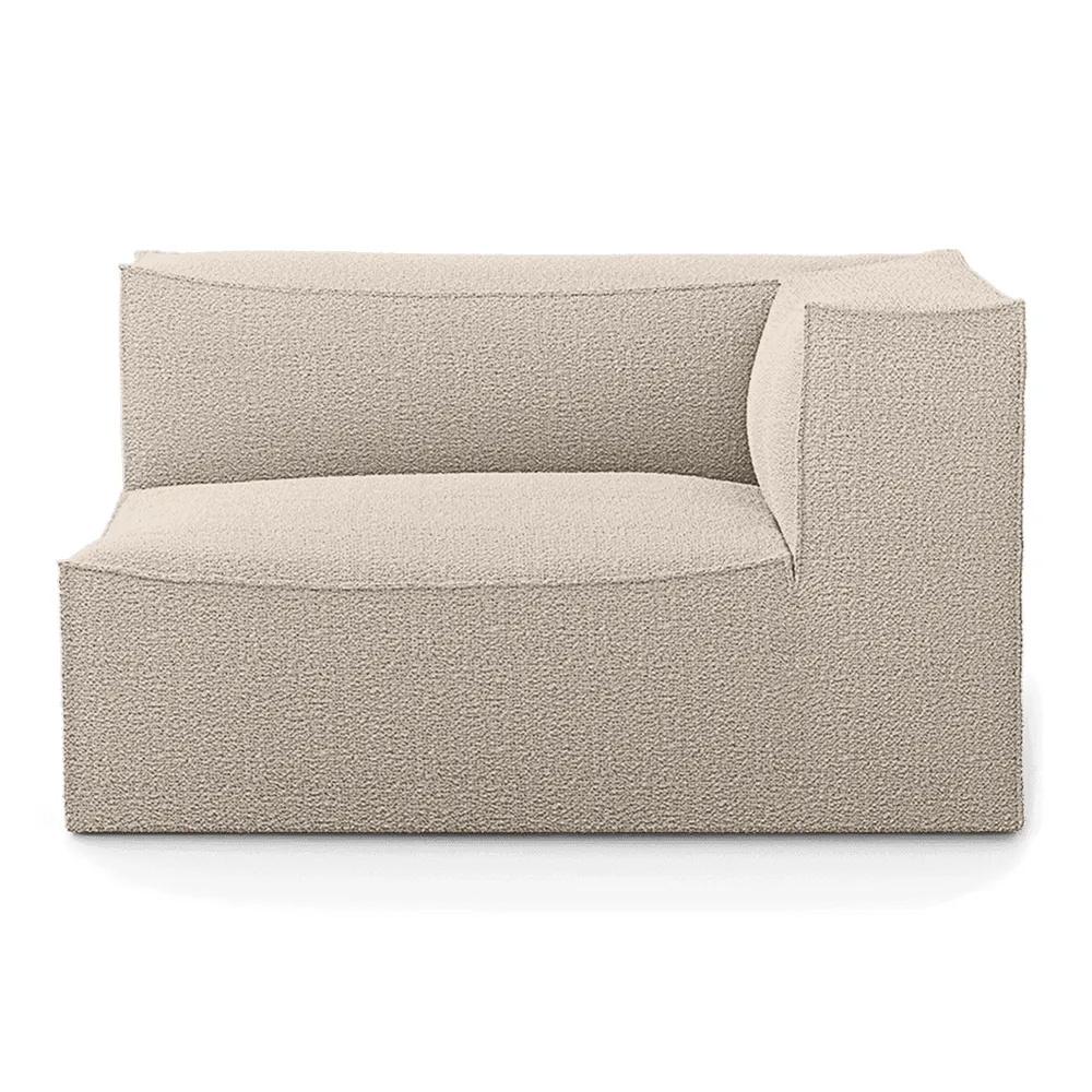 Ferm Living, Catena Sofa Armrest Right L401 - Wool Boucle - Natural