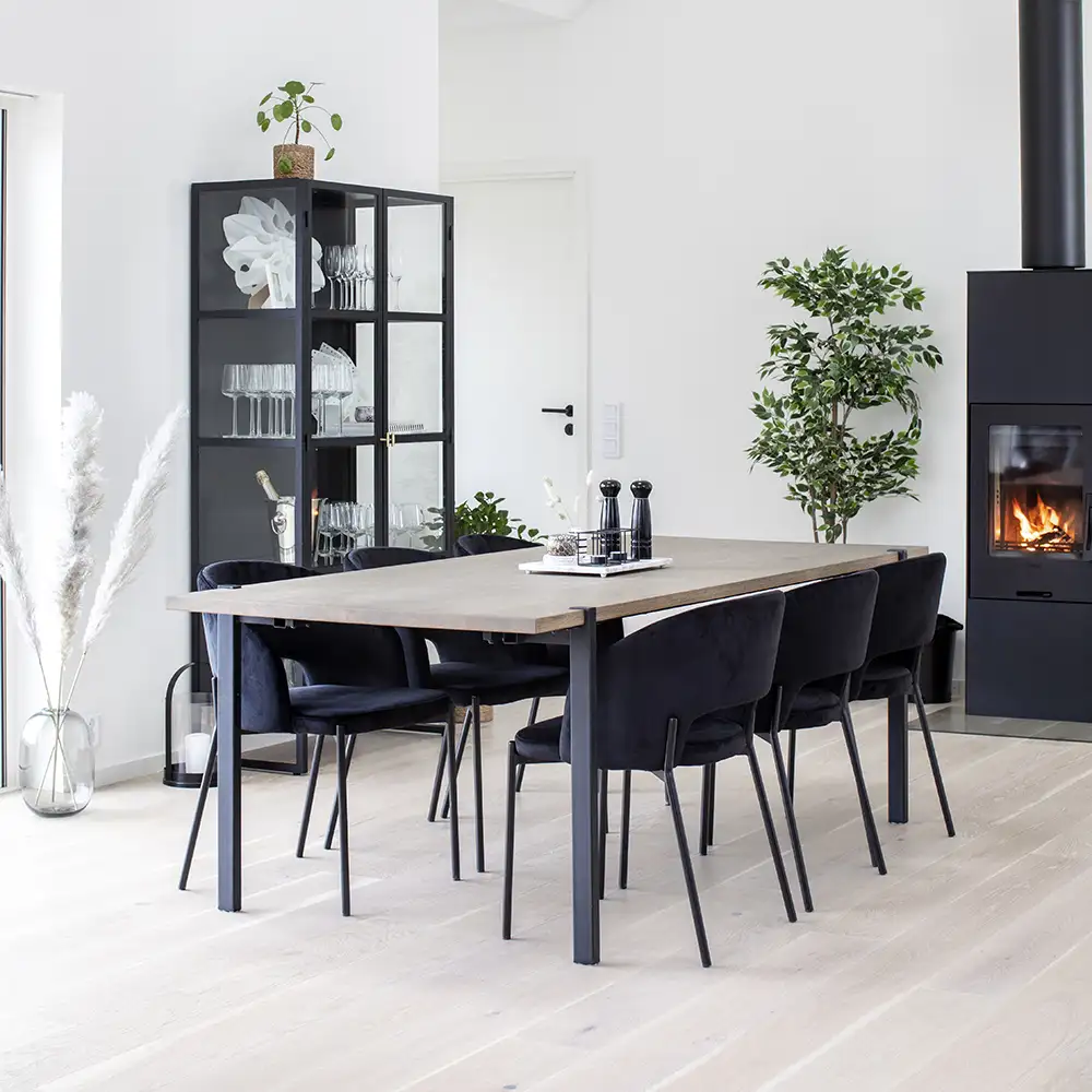 Gap Spisestol sort 2-pakke