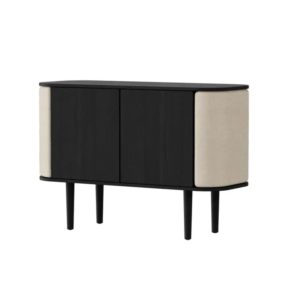 Umage, Treasures skab med 2 låger Sort eg/White Sands