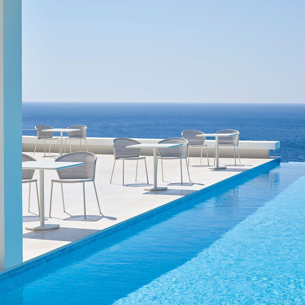 Lean stabelstol Kunstrotting sort