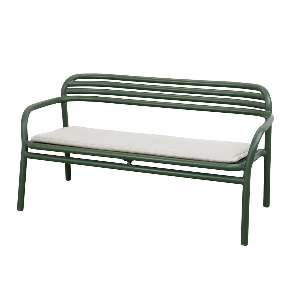 Bliss sofa, stabelbar Dark green, aluminium