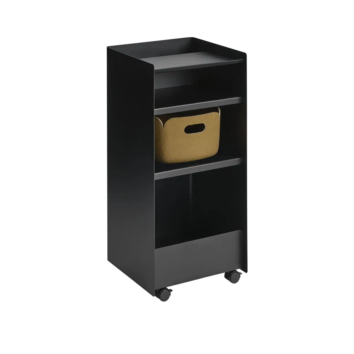 Folded Trolley højde 83,7 cm (udslået) – sort