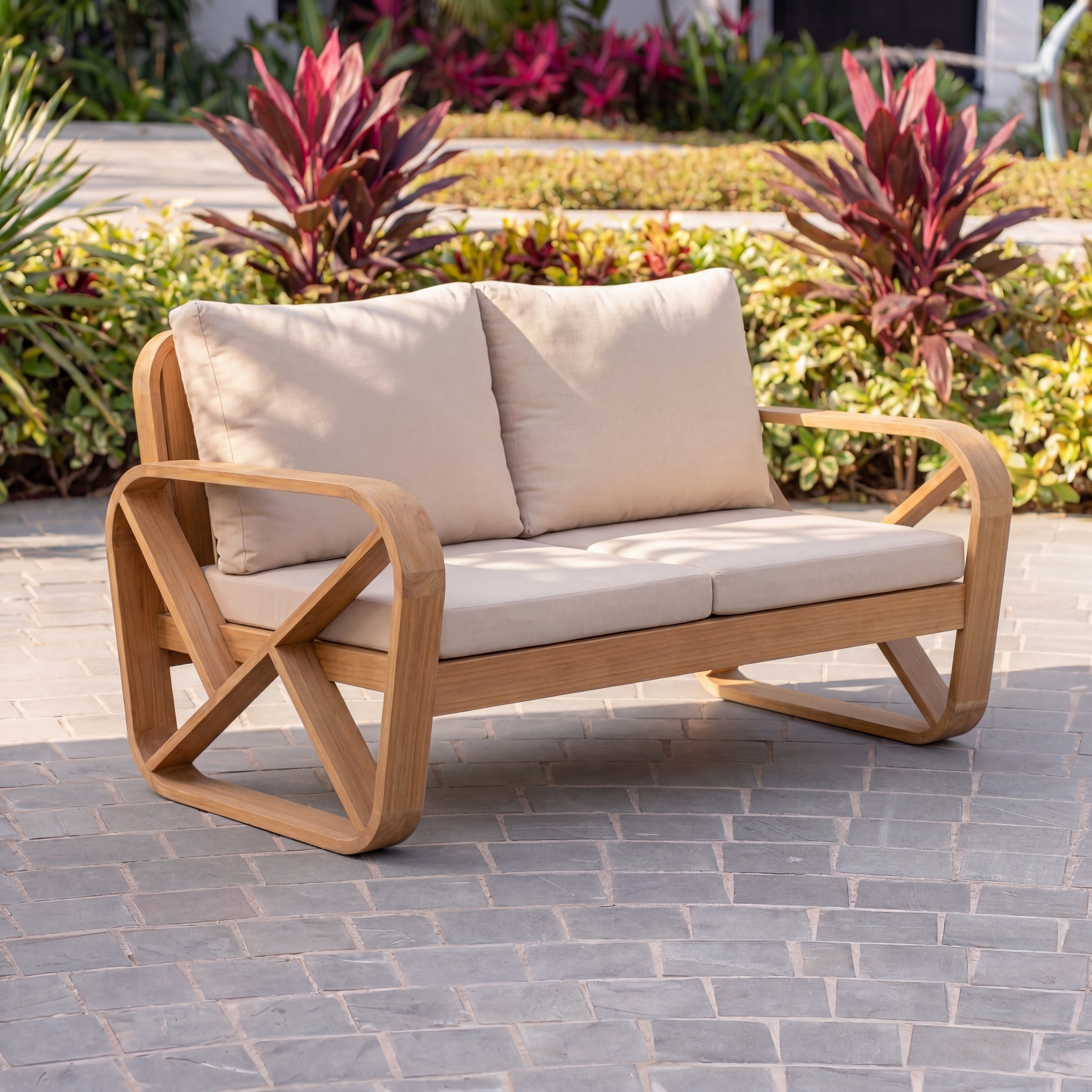 Bålamöllan 2-sæder loungesofa inkl. hynder grøn