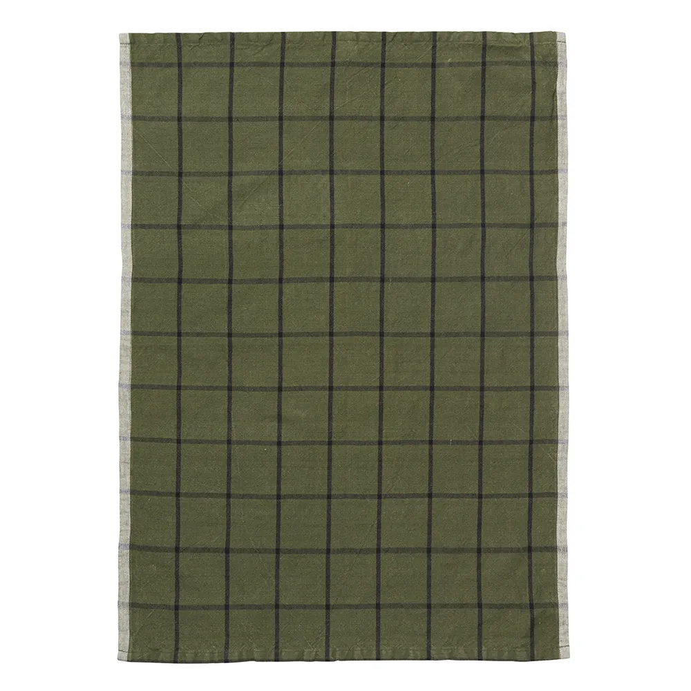 Køkkenhåndklæde Hale Green/Black