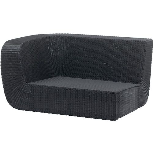 Savannah 2-personers sofa højre modul sort