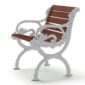 Byarum lænestol / stativ: natur / træ: brunbejdset fyr