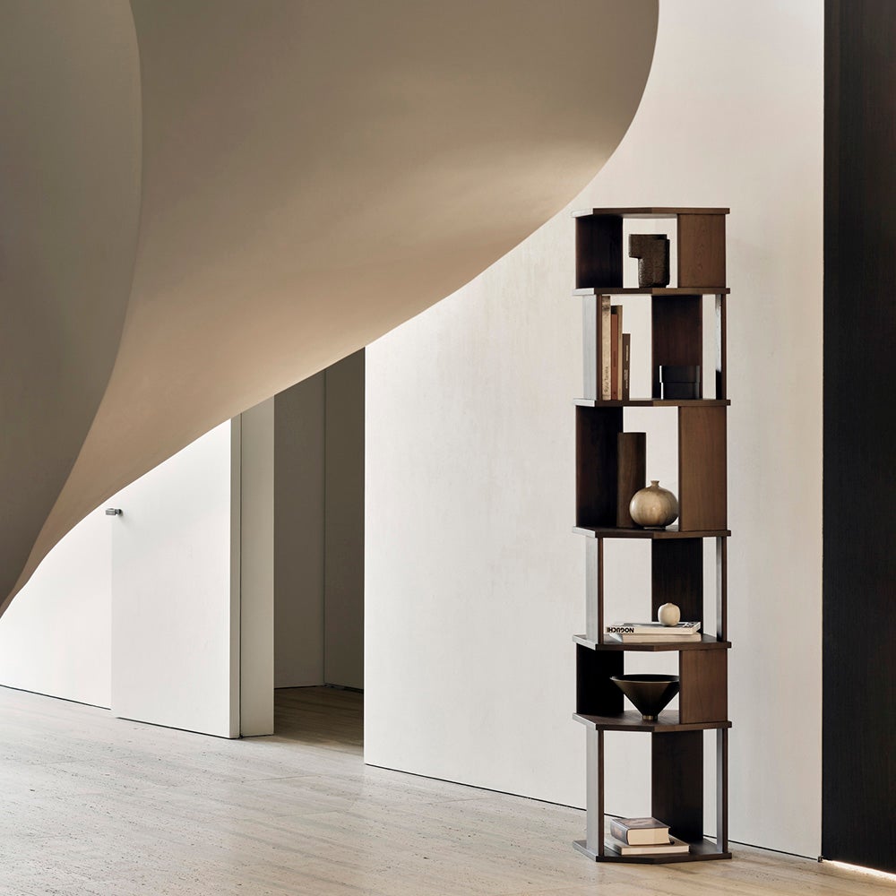 Stairs hylde Lakeret teak 45x46x204 cm