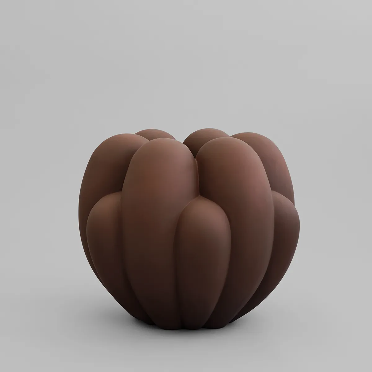 Håndlavet vase Bloom Big Almond H44 cm