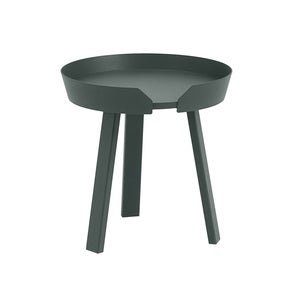 Around sofabord Ø45 cm- Dark Green 