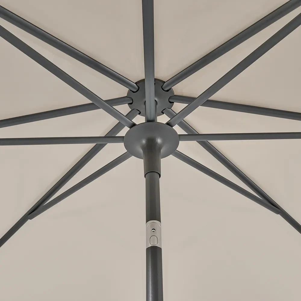Smart parasol 300 cm anthracite Kat.4 422 Cream