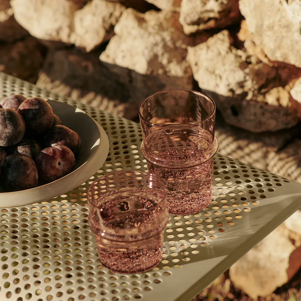 Boya Lavt drikkeglas 2-pak - Mauve