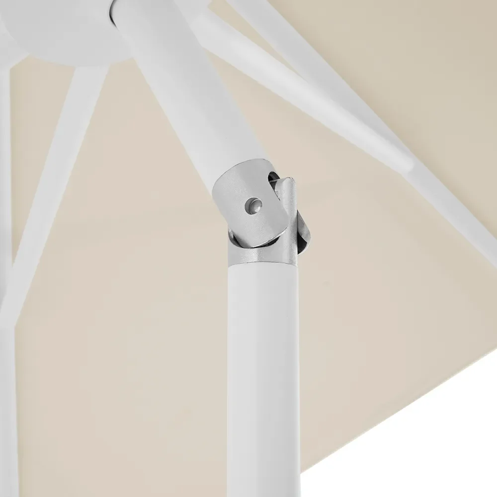 Twist 270 cm parasol matt white Kat.4 436 Wine