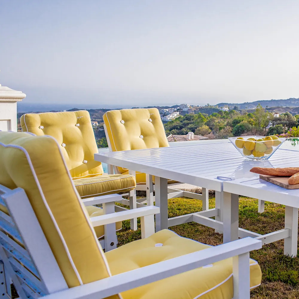 80x142cm spisebord hvid 