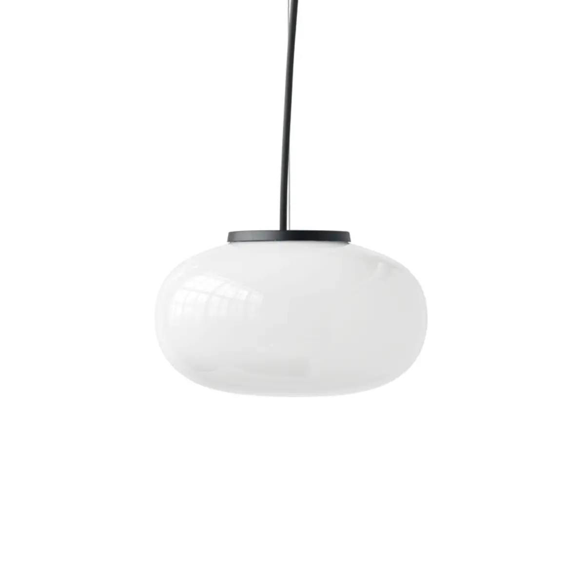 New Works, Karl-Johan Pendel Ø23 Hvidt Opalglas