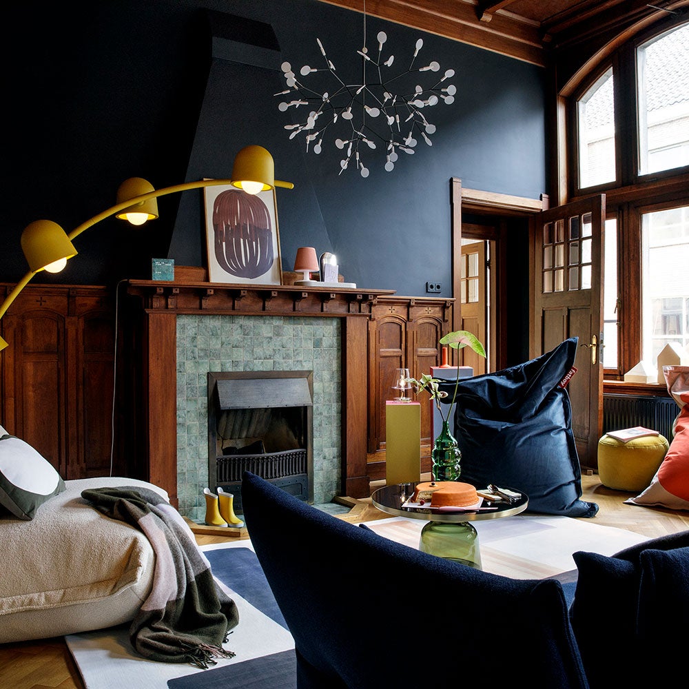 Colour blend blanket clementine