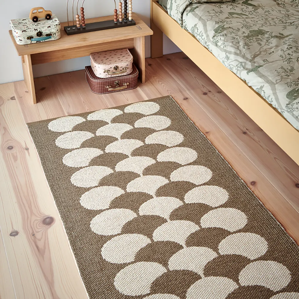 Poppy Potato / Vanilla tæppe 70 x 150 cm