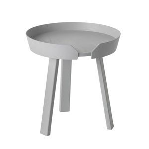 Around sofabord Ø45 cm- Grey 