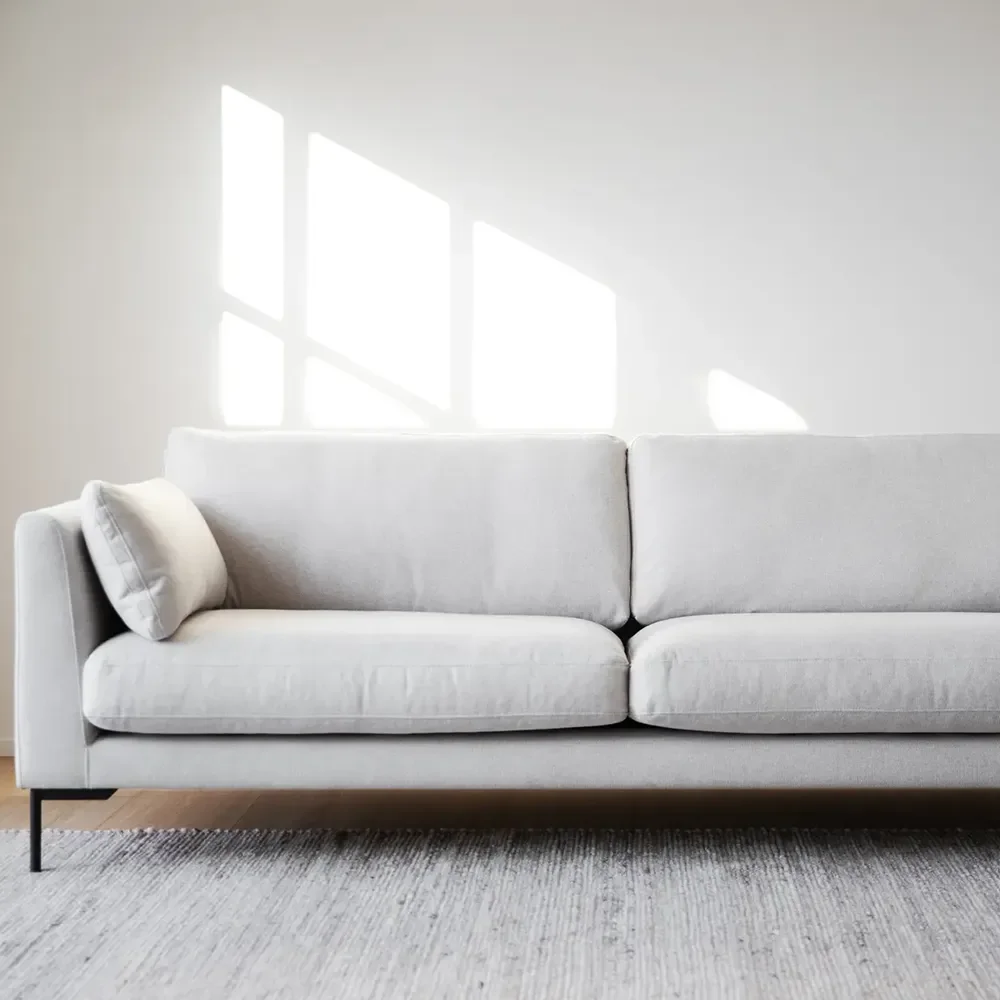 Corwin 3-personers sofa stof Rita Lys beige