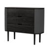 Treasures kommode i sort eg/Shadow