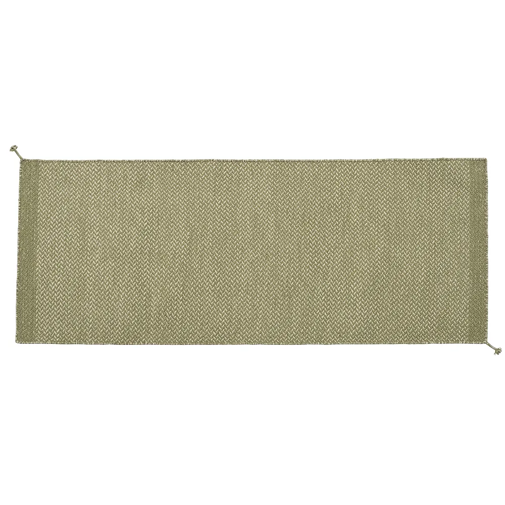 Muuto, Ply Tæppe 200x80 cm Moss Green