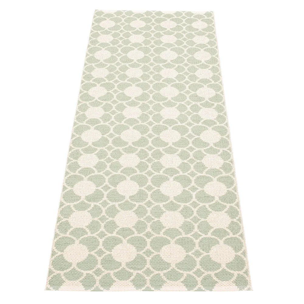 Pappelina, Anya tæppe Misty Mint/Vanilla 70 x 200 cm