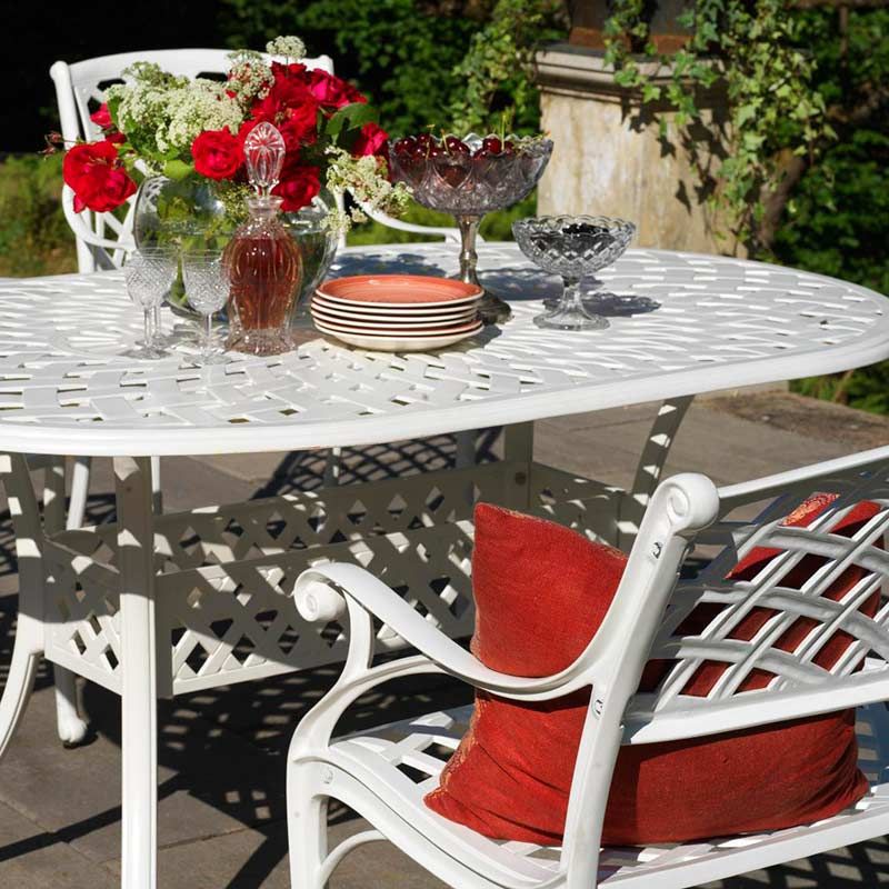 Arras Stol/Karmstol Hvid Brafab