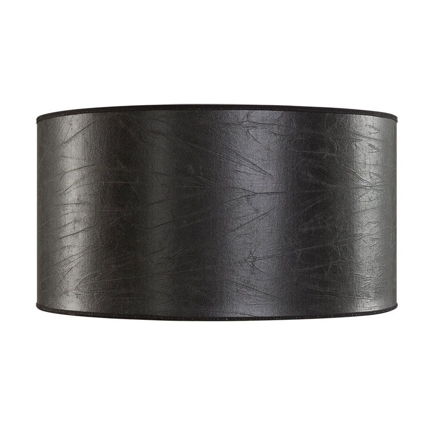 Artwood Lampeskærm Cylinder Medium Leather Black Artwood