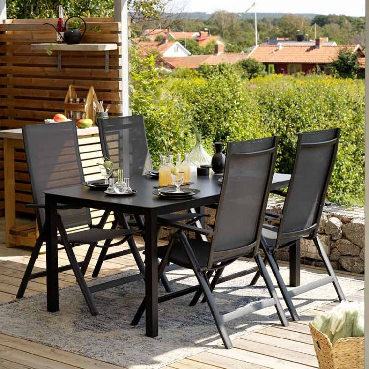 Rana Positionsstol Sort/Sort Brafab