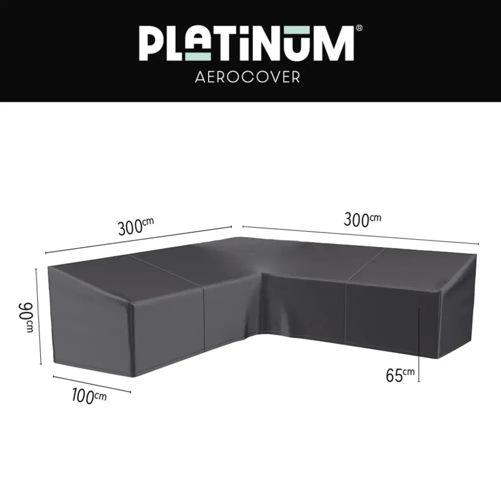 Platinum Aerocover, Loungeovertræk L HB 300x300x100xH65/90 Aerocover Antracit