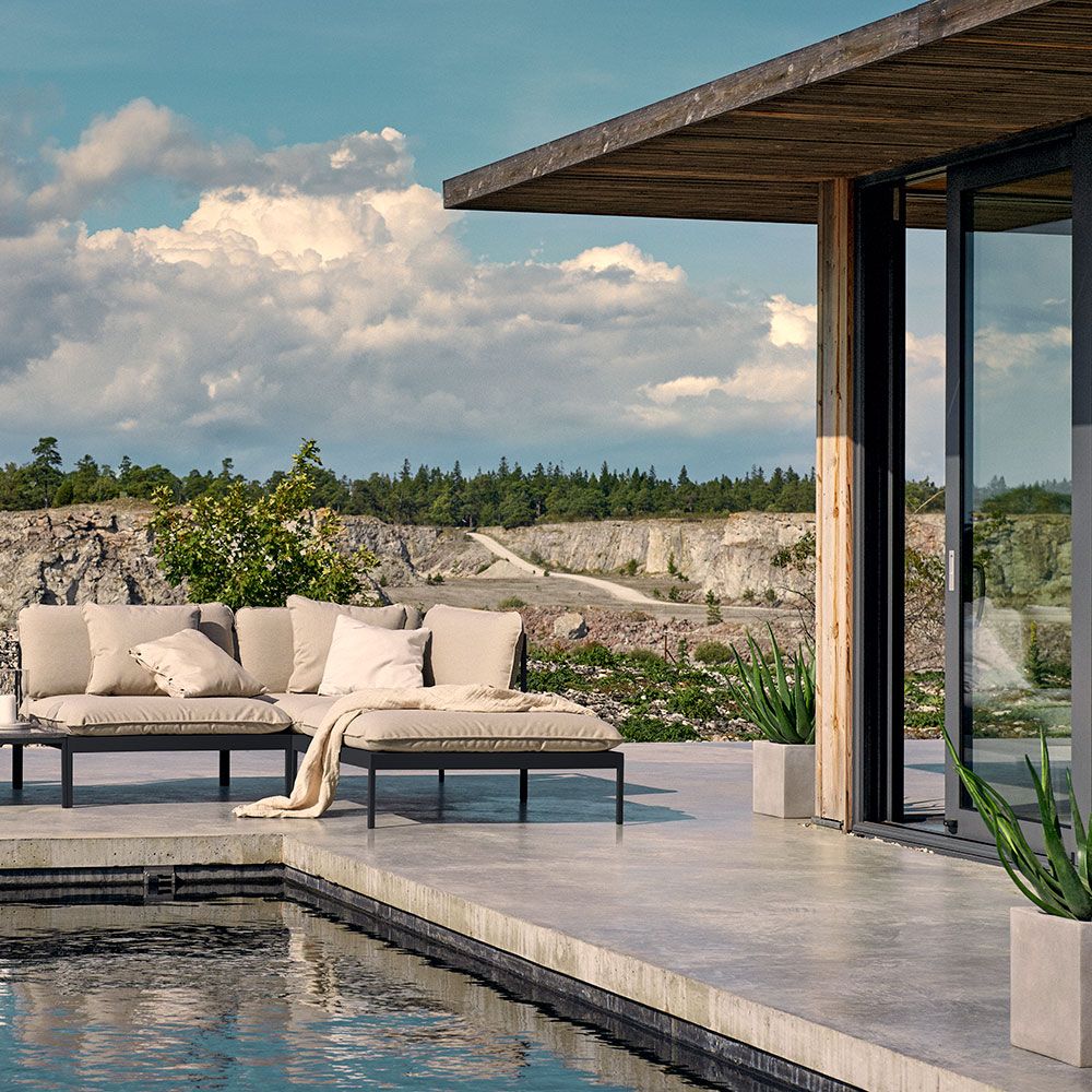 Bean Coffee Table Base 60X105 Light Grey 