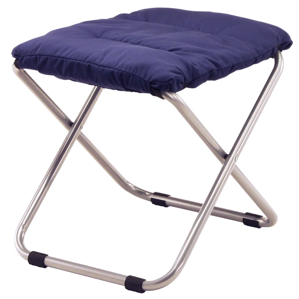 Fiam Chico soft fodskammel navy aluminium