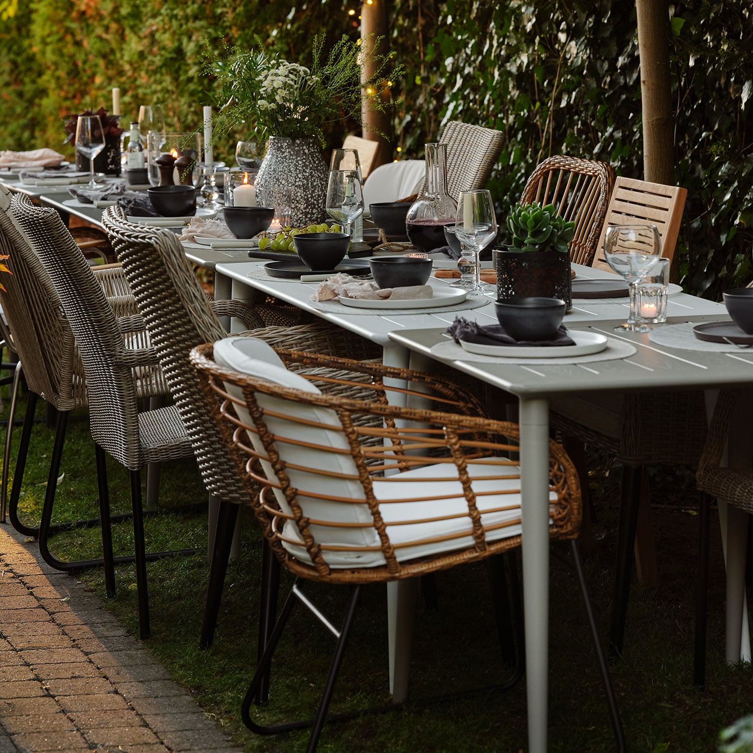 Covelo Spisebordsstol Natur/Hvid Brafab