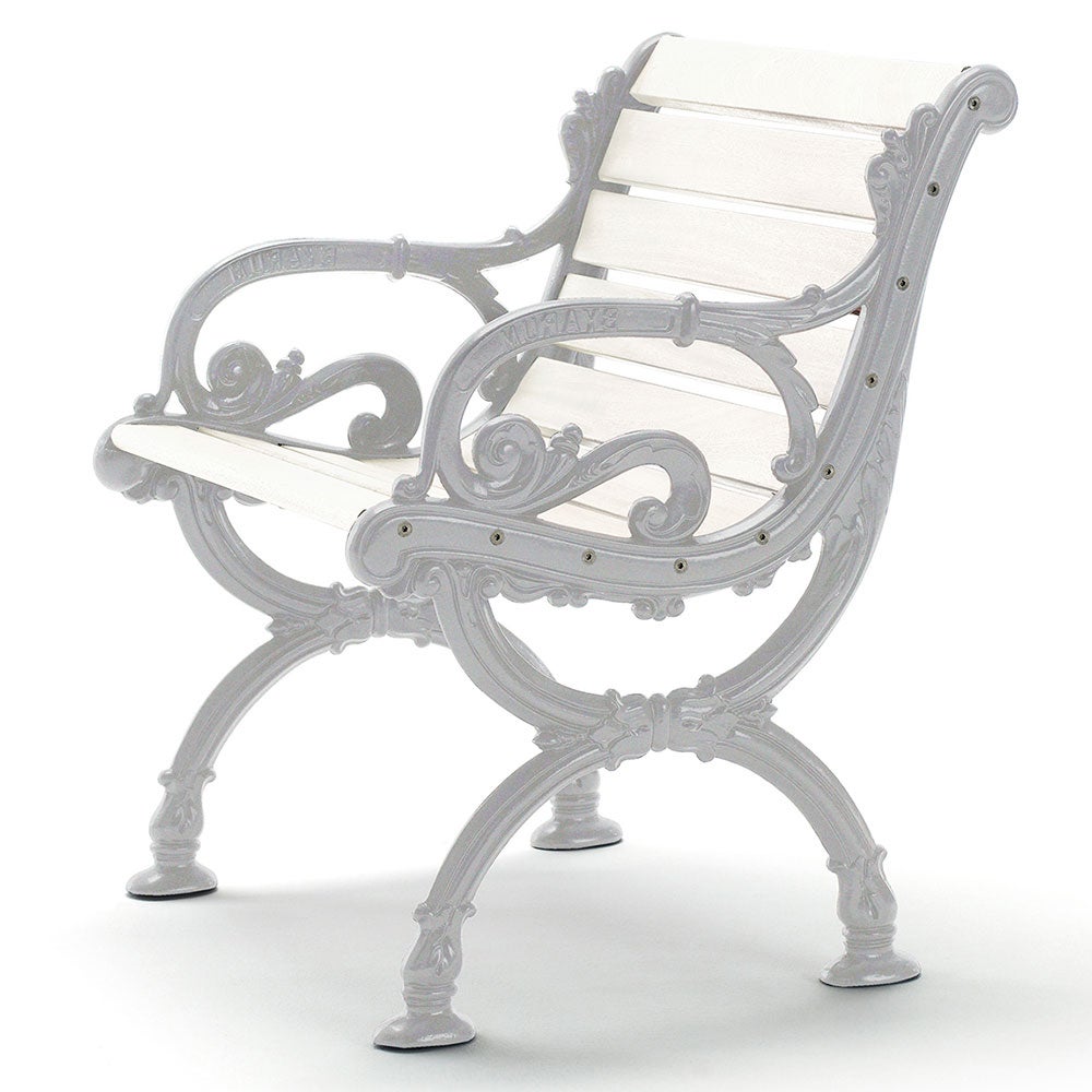 Byarums Bruk, Byarum lænestol / stativ: natur / træ: hvidlakeret fyr