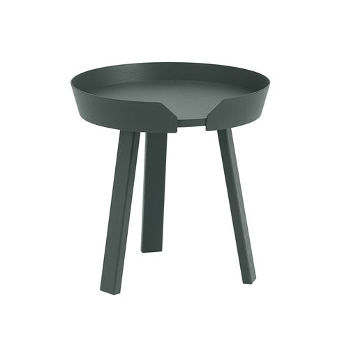 Around sofabord Ø45 cm- Dark Green 