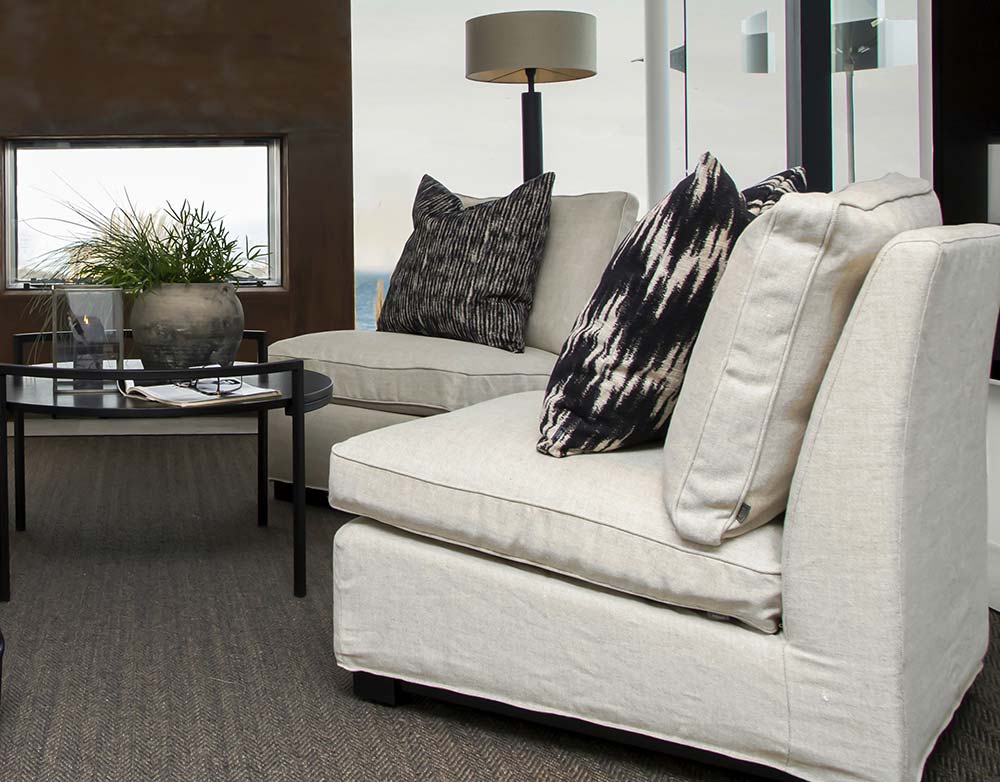 Town Lænestol Hør Sand Artwood