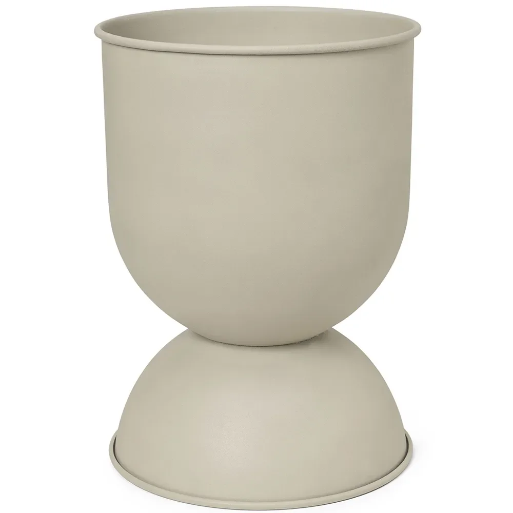 Ferm Living Hourglass krukke stor Ø50 cm Cashmere