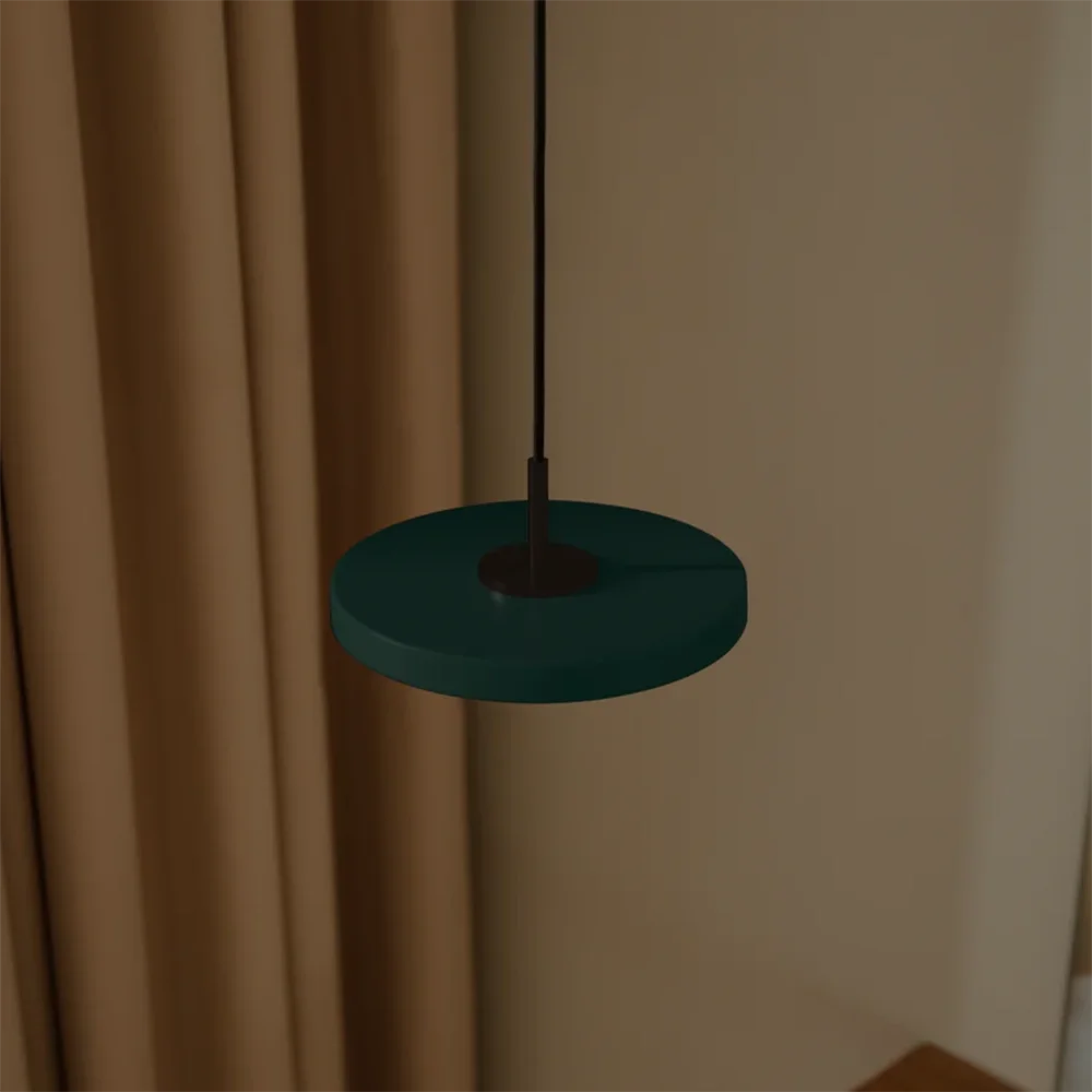 Asteria Micro Loftlampe Ø15 cm Forest Green/sort